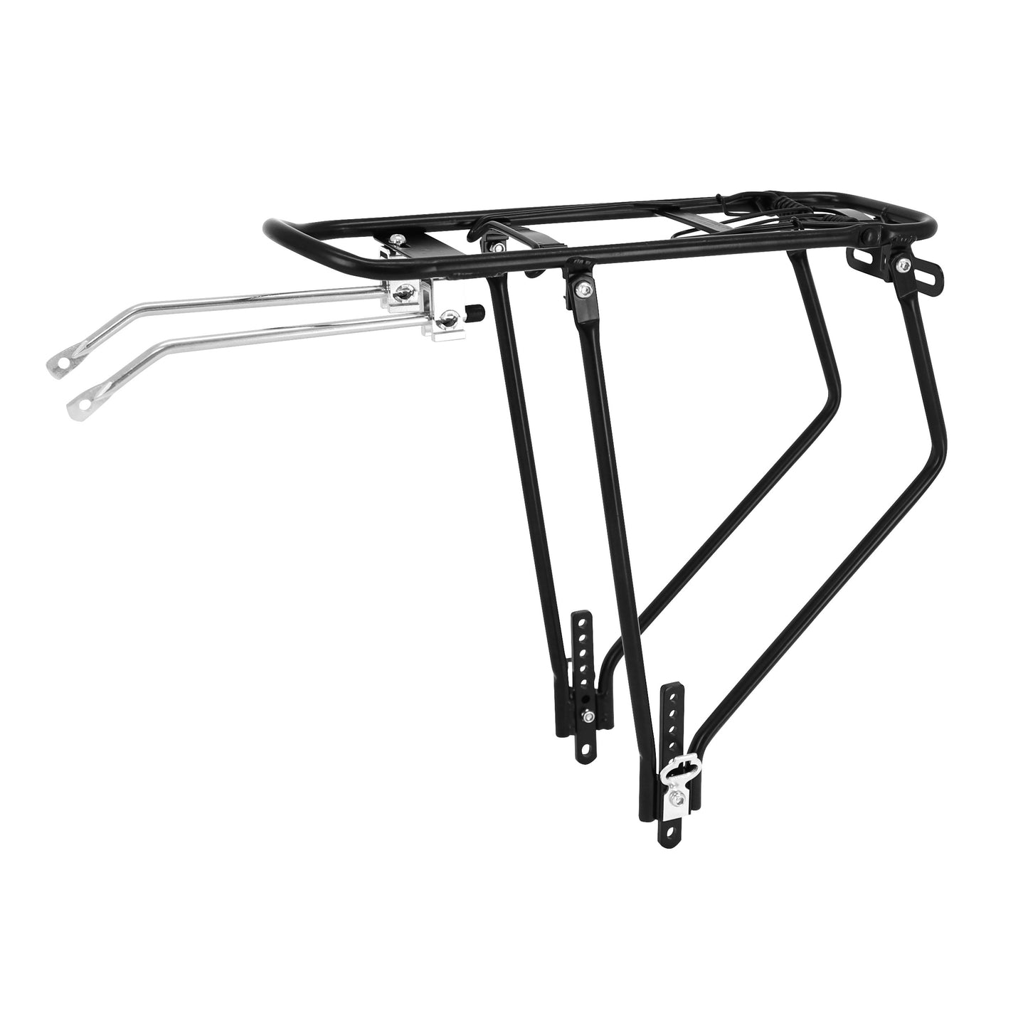 Porte-bagage arrière PCP double tringles alu noir 26-29
