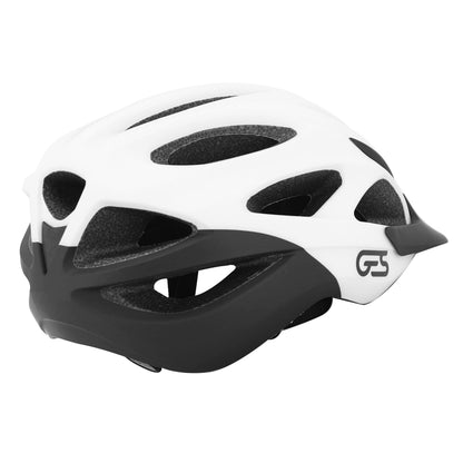 Casque vélo adulte Ges VTT-gravel revo blanc in-mold avec visière et fit-système