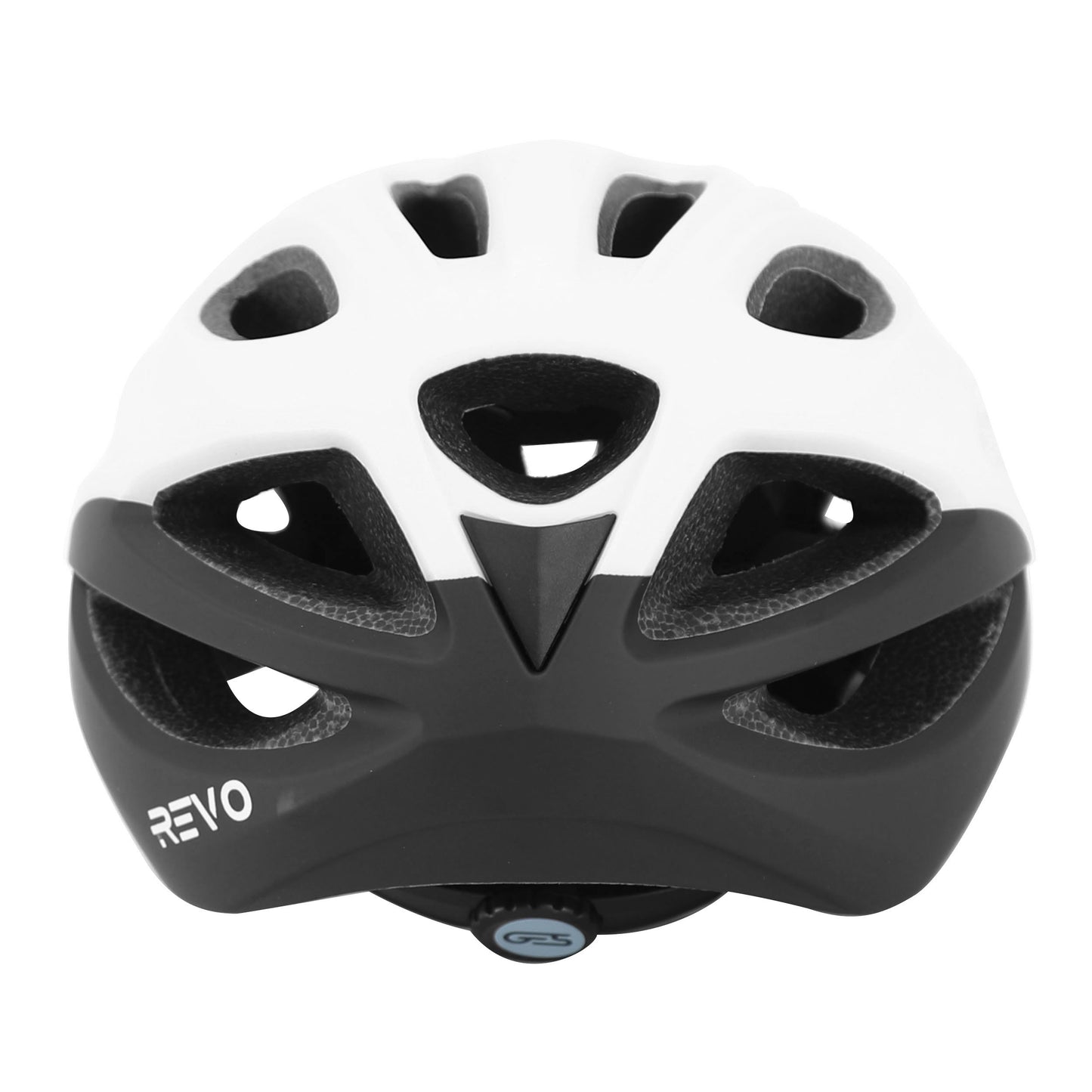 Casque vélo adulte Ges VTT-gravel revo blanc in-mold avec visière et fit-système