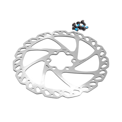 Disque de frein VTT 6 trous Fibrax compatible Shimano et autres 160mm