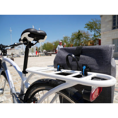 Hapo-g Waterproof 14L Grey Right/Left Side Pannier Backpack Rack Mount