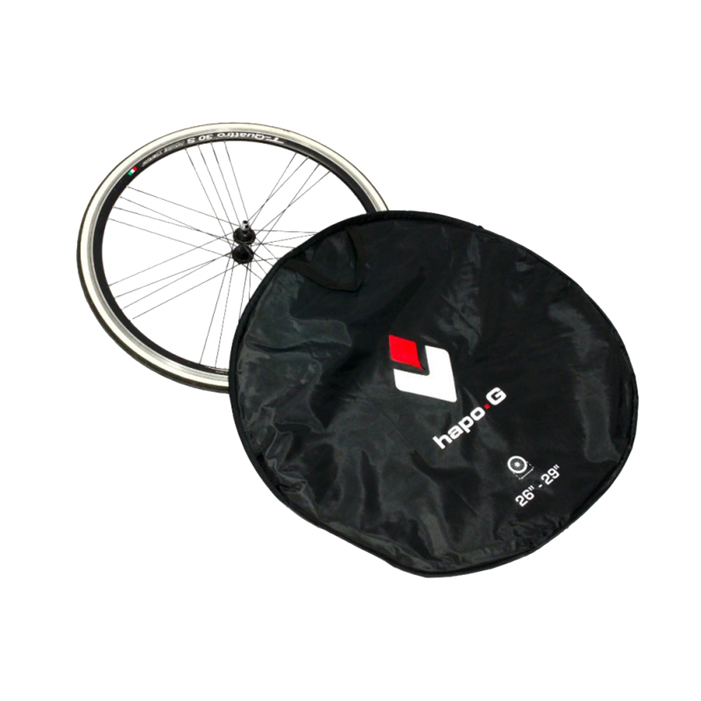Housse de protection roue vélo Hapo G noir 26 à 29 pouces