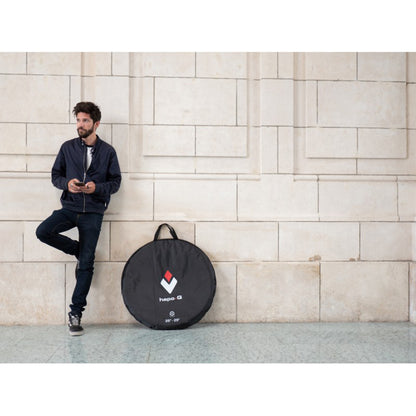 Housse de protection roue vélo Hapo G noir 26 à 29 pouces