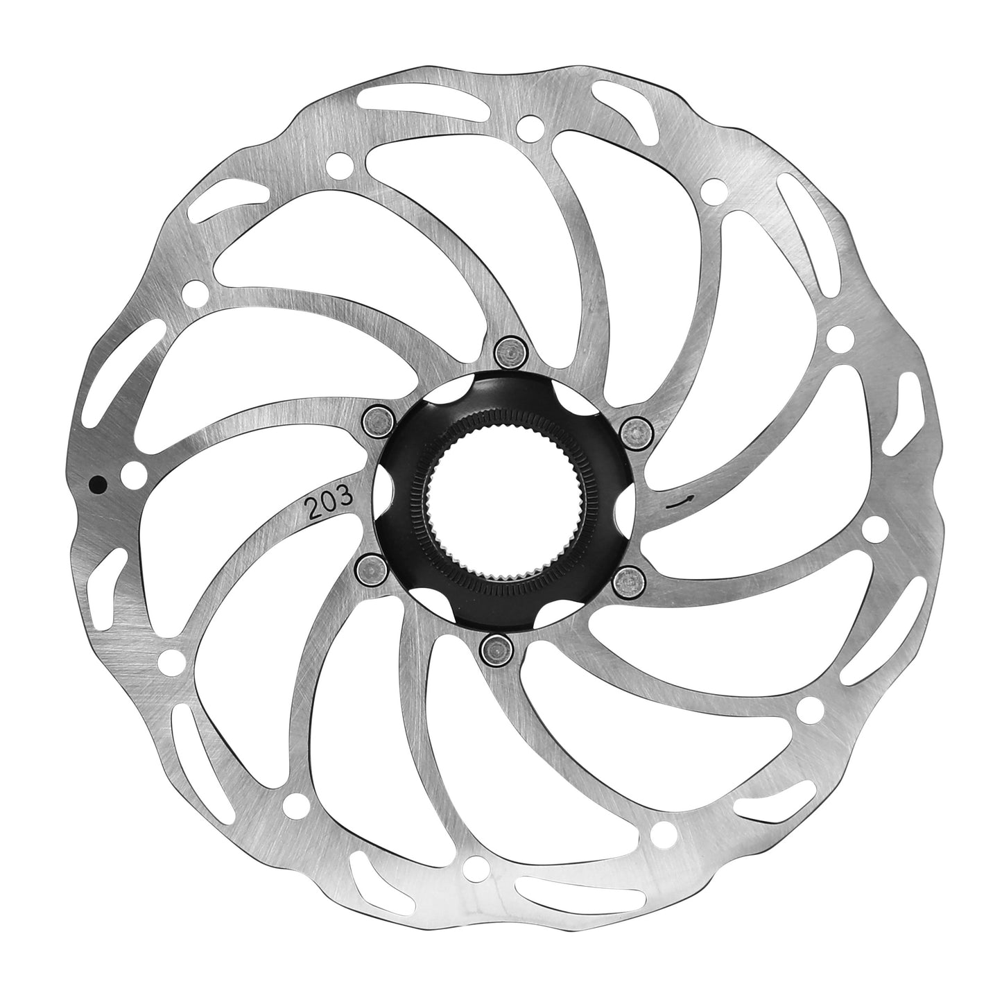 Newton Brakco Centerlock MTB Brake Disc compatible with Shimano and others 203mm