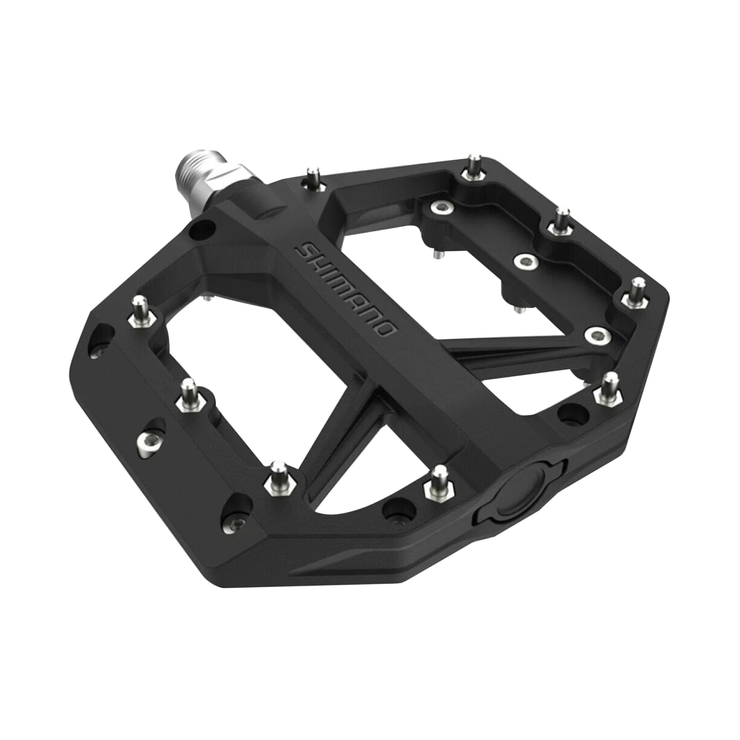 Pédale gravel VTT plate Shimano GR400 alu noir