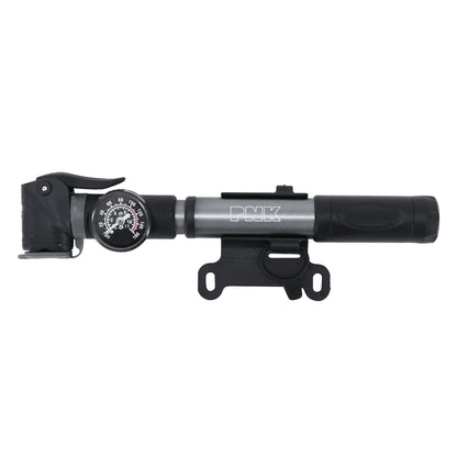 Pompe mini route VTT PCP alu argent 7 bars mano