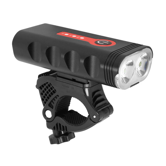 Eclairage vélo usb avant lg-pl1000 sur cintre1000 lumens 4 modes autonomie 3h-6h noir PCP