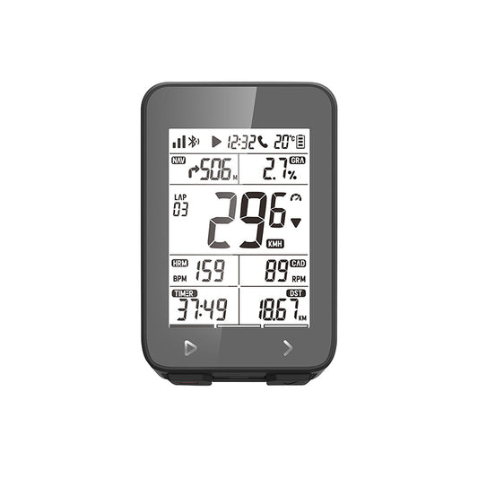 GPS - Igpsport igs320 LCD cycling computer with speed, altimeter, temperature, Strava compatible - option: Cadence, speed and heart rate sensor