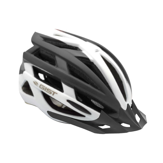 Casque vélo adulte Gist e-bike planet urban blanc-noir in-mold
