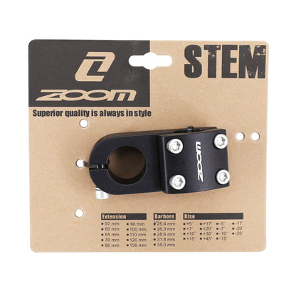 Zoom Aheadset L48 BMX Stem for 22.2 Handlebar 4 Bolts