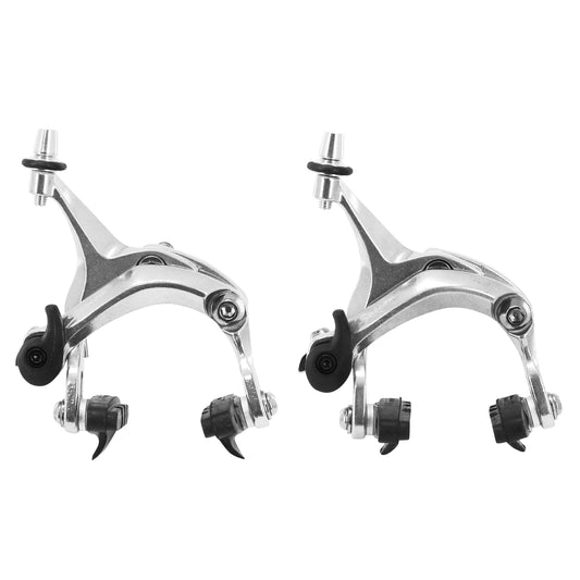 Saccon dual pivot aluminum road bike brake caliper silver 47/57mm (pair)