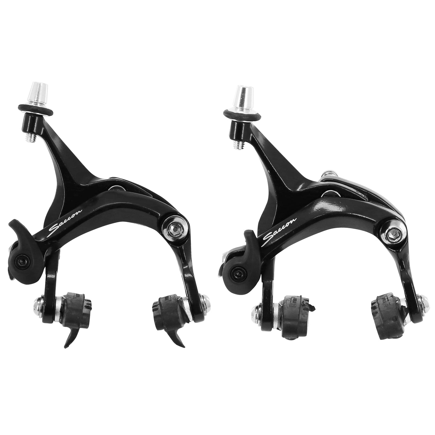 Etrier frein route Saccon dual pivot alu noir 47/57mm (paire)