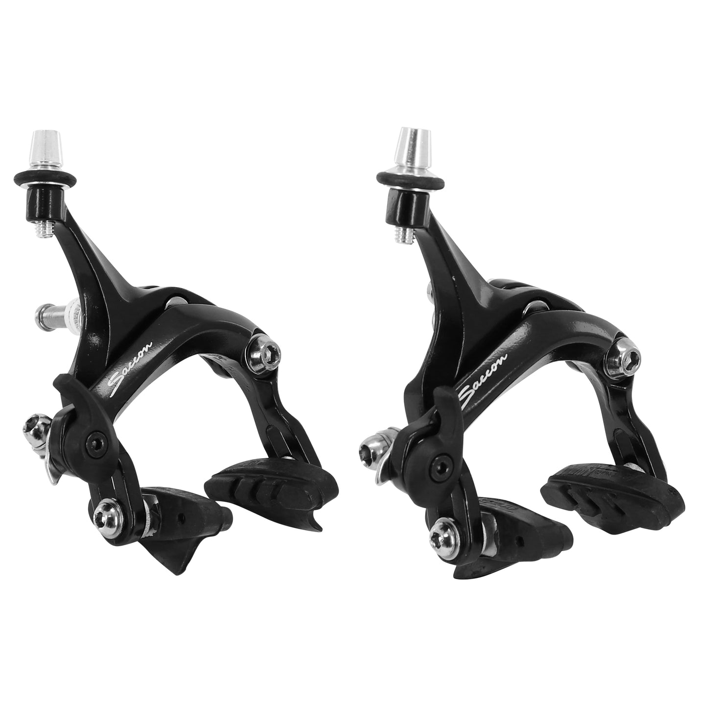 Etrier frein route Saccon dual pivot alu noir 47/57mm (paire)