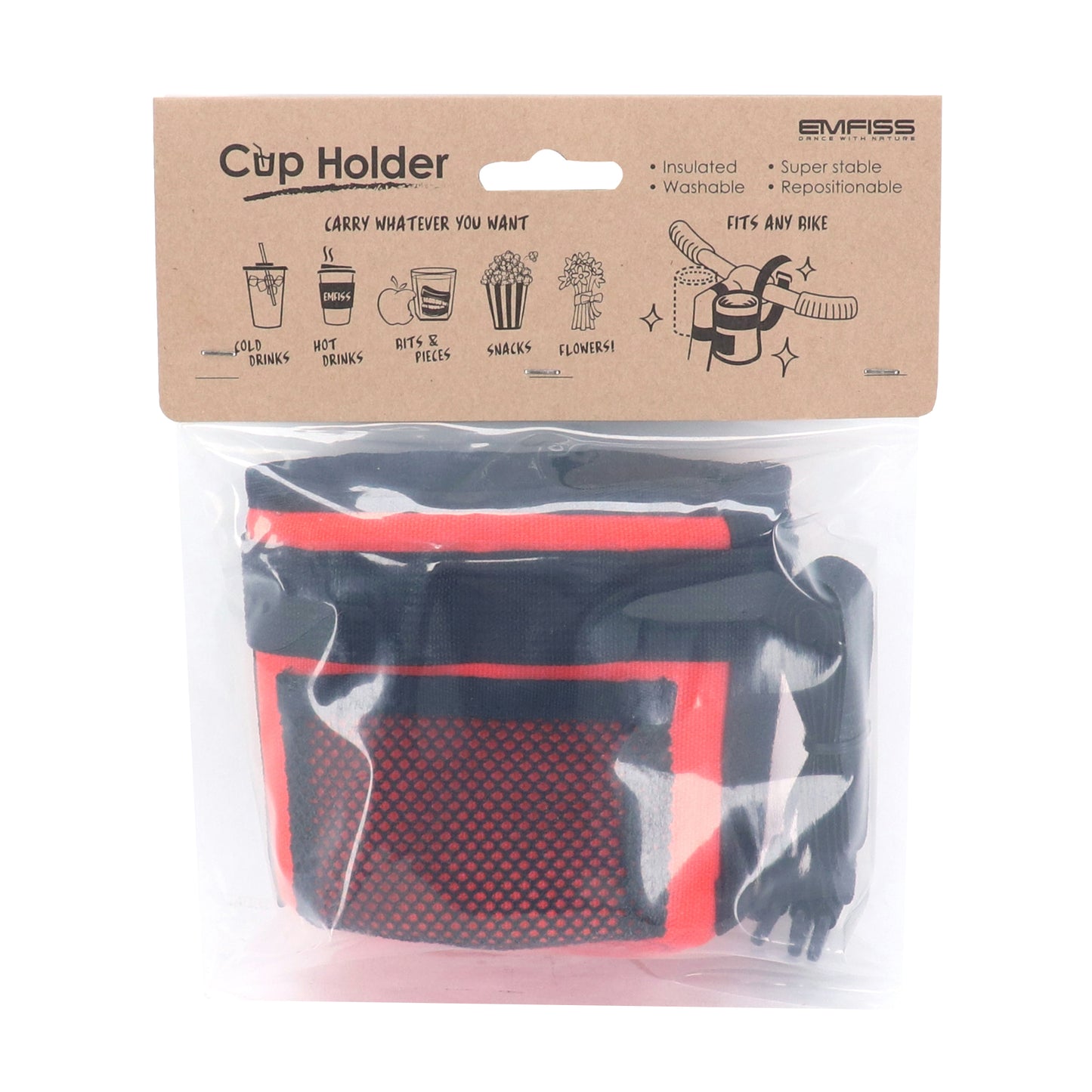 PCP Emfiss black red e-bike bottle cage