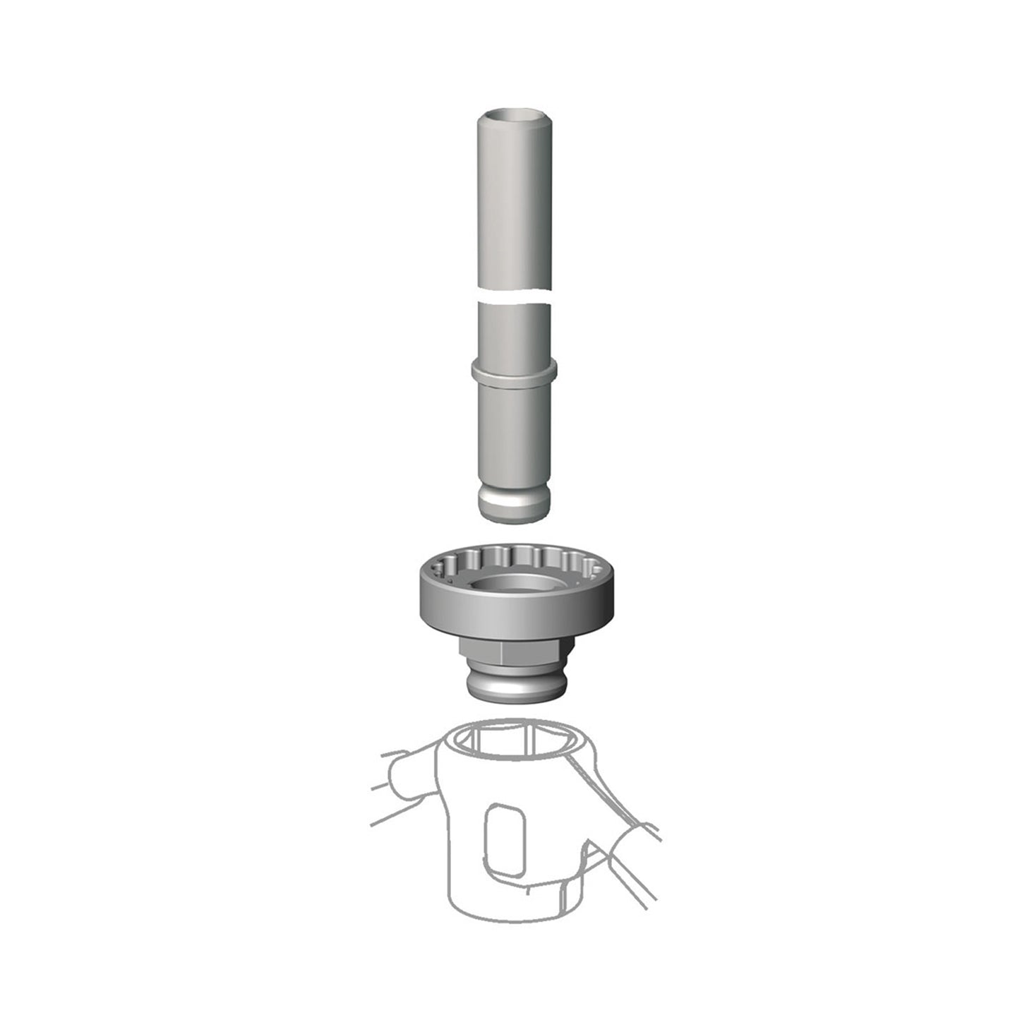 Cyclus tool for FSA Mega Evo Token bottom bracket