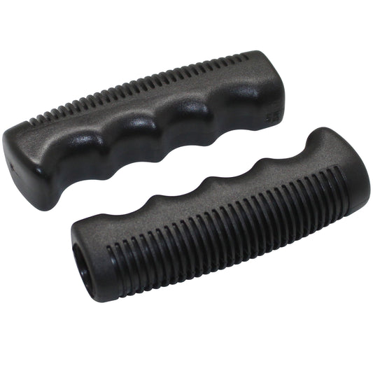 Poignées City PCP caoutchouc noir préformé 110mm d22