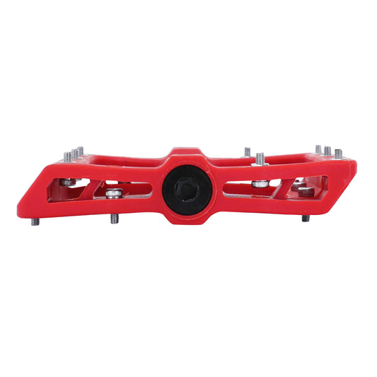 Switch Jump BMX MTB Platform Pedals Red Resin 9/16