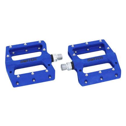 Switch Jump Resin Platform MTB BMX Pedal Blue 9/16