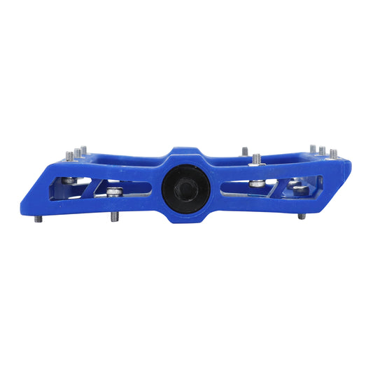 Pédale VTT BMX plateforme Switch Jump résine bleu 9/16