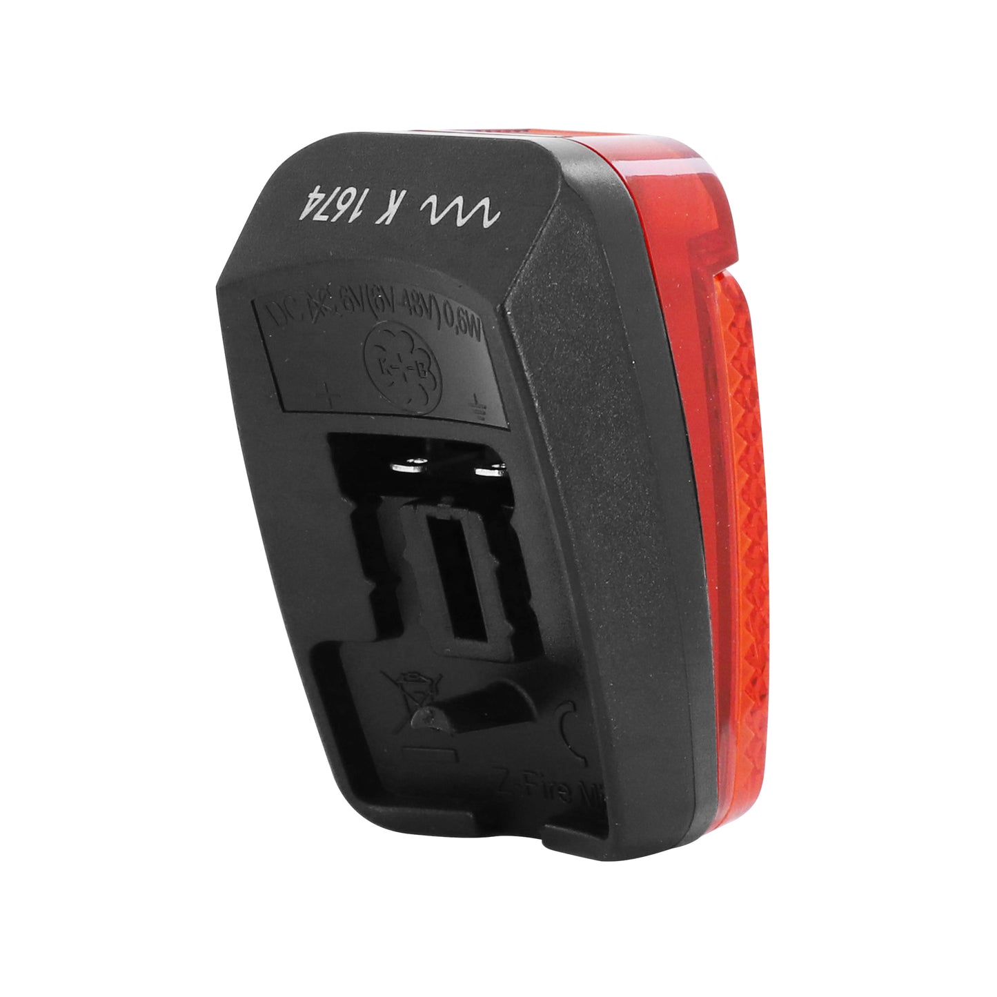 Eclairage vélo vae - e-bike arrière sur garde boue z-fire mini -qualite allemande PCP