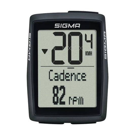 Compteur Sigma bc 14.0 wl sans fil noir avec cadence pédalage ( 17 fonctions)