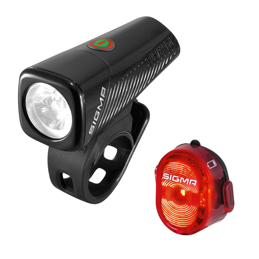 Eclairage vélo usb kit Sigma buster 150 lumen -nugget ii flash