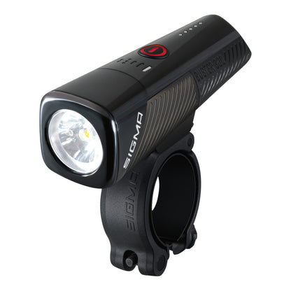 Eclairage vélo usb avant Sigma buster 800 lumen visibilité 170m