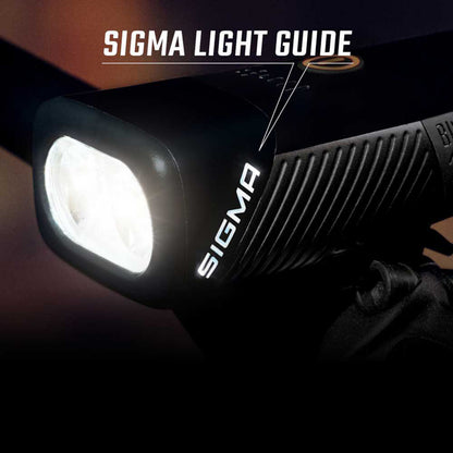 Eclairage vélo usb avant Sigma buster 1100 lumen visibilité 170m