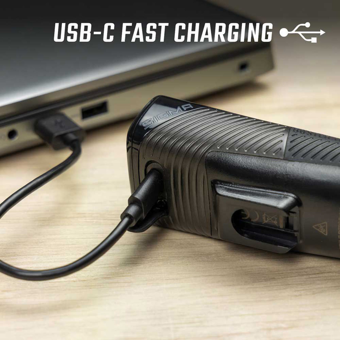 Eclairage vélo usb avant Sigma buster 1100 lumen visibilité 170m