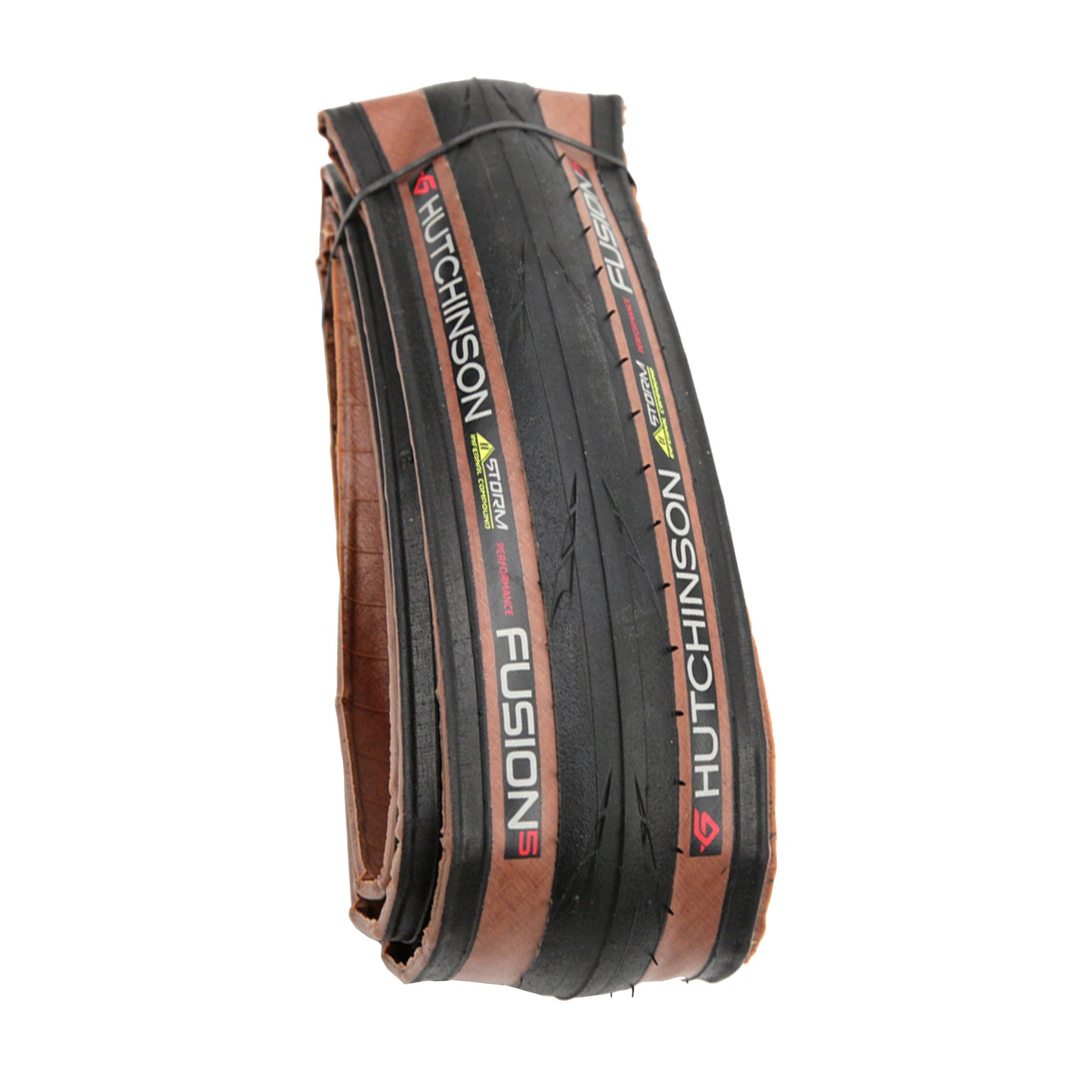 700 x 25 Road Tire Hutchinson Fusion5 Aramid Protech Storm TS Black-Tan (25-622)