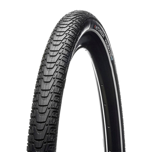 Hybrid Bike - E-Bike Urban Tire 700 X 40 (29 x 1.50) Hutchinson Haussmann Infinity Protect Black TR reinforced 5mm Reflex sidewall (40-622) E-Bike approved e50