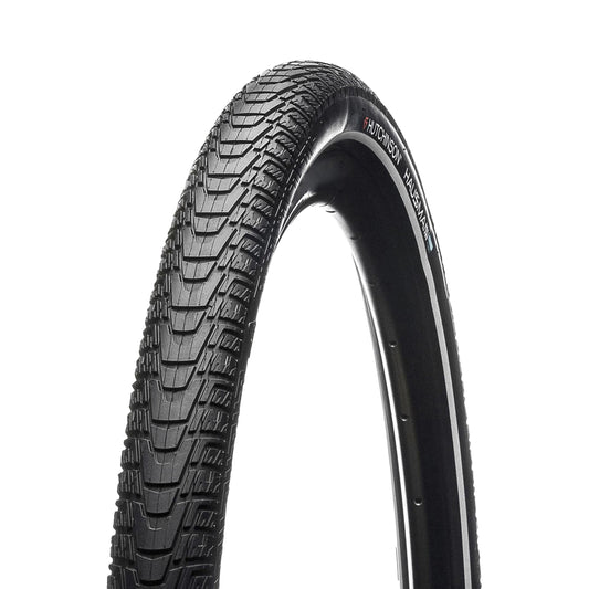 Urban MTB Tire - E-Bike 27.5 X 2.40 Hutchinson Haussmann Infinity Protect Black TR reinforced 5mm Reflex sidewall (57-584) E-Bike approved e50