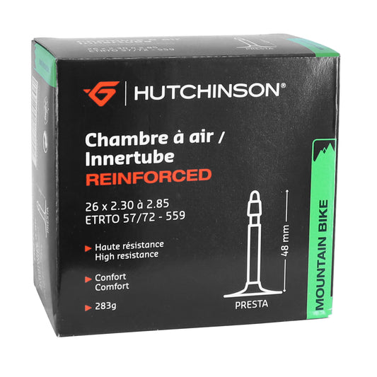 Bicycle inner tube 26 x 2.30-2.85 Hutchinson reinforced koloss presta valve 48mm