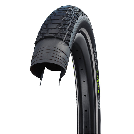 Pneu Cargo - City 27.5 X 2.60 Schwalbe Pick-Up Noir TR Double Defense (65-584) Compatible VAE