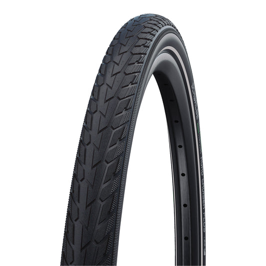Pneu City 16 x 1.75 Schwalbe Road Cruiser HS484 Noir TR (47-305) flanc Reflex