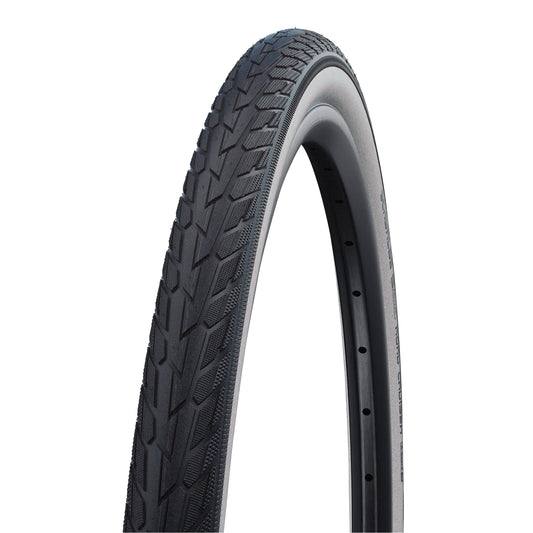 Pneu VTT Urbain 26 X 1.75 Schwalbe Road Cruiser HS484 Noir flanc Beige TR (47-559)
