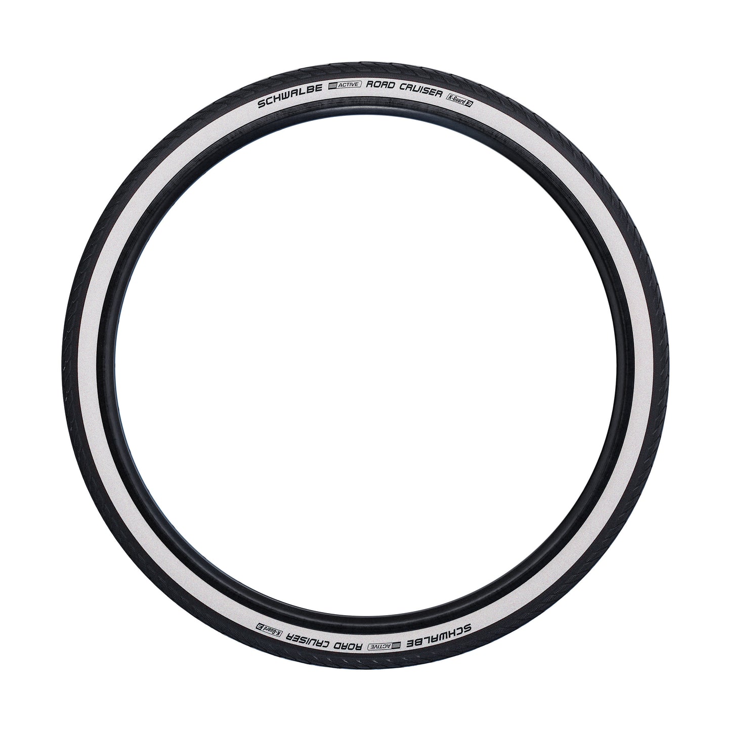 Pneu VTT Urbain 26 X 1.75 Schwalbe Road Cruiser HS484 Noir flanc Beige TR (47-559)