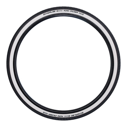 Urban Hybrid Bike Tire 700 X 32 Schwalbe Road Cruiser HS484 Black with Tan Sidewall TR (32-622)