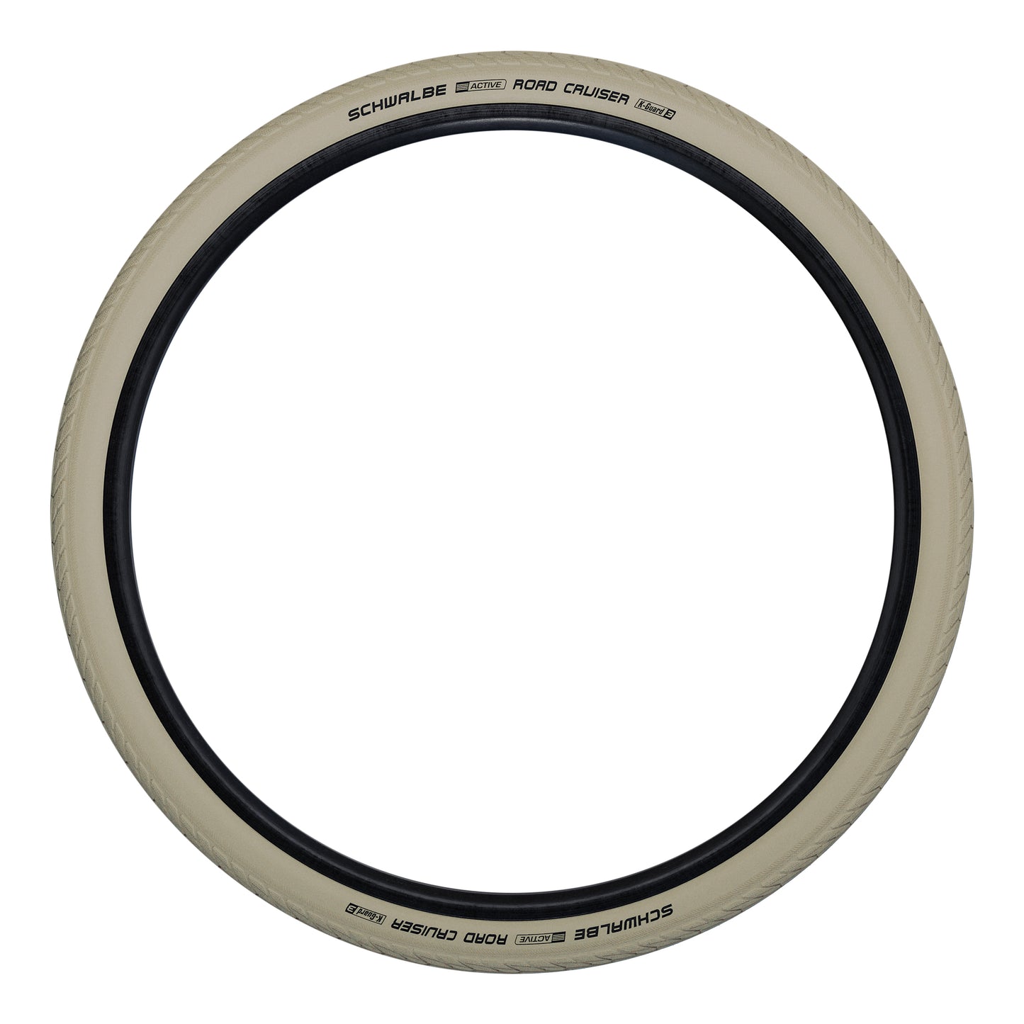 Pneu VTC Urbain 700 X 40 Schwalbe Road Cruiser HS484 Crème TR (42-622) flanc Reflex