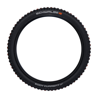 Pneu VTT Gravity - VAE 29 X 2.60 Schwalbe Eddy Current Front Addix Super Trail Noir Tubeless Ready TS (65-622) Homologué VAE e50