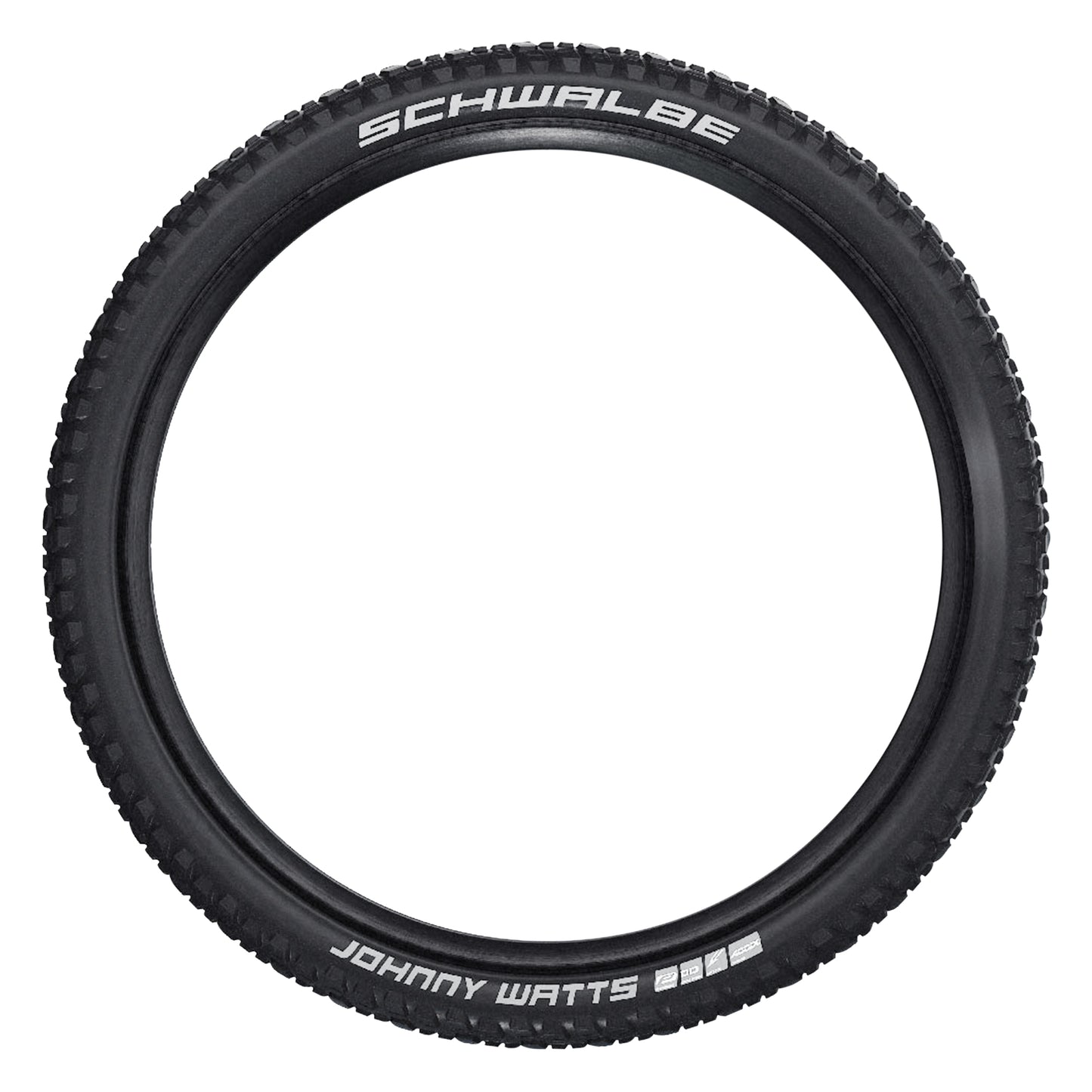 Pneu VTT SUV - VAE 29 X 2.35 Schwalbe Johnny Watts Addix Performance Noir TR (60-622) Double Defense flanc Reflex Homologué VAE e50