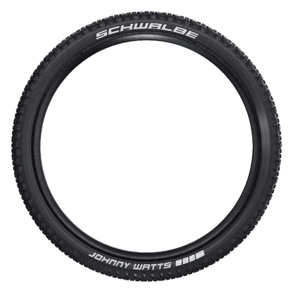 MTB SUV Tire - E-Bike 27.5 X 2.35 Schwalbe Johnny Watts Addix Performance Black TR (60-584) Double Defense Reflex Sidewall E-50 Approved