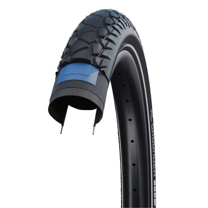 MTB SUV Tyre - E-Bike 27.5 X 2.35 Schwalbe Al Grounder Addix Performance Black TR (60-584) Double Defense Reflex Sidewall ECE-R75 Approved