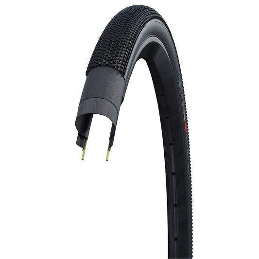 Pneu Gravel 700 X 40 Schwalbe G-One Allround Noir Renfort RaceGuard Tubeless Ready TS (40-622) Compatible VAE
