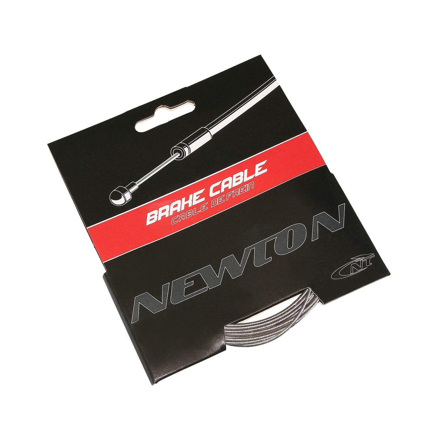 Câble de frein VTT Newton inox action 1,5mm 1,70m (vendu à l unité sur carte)