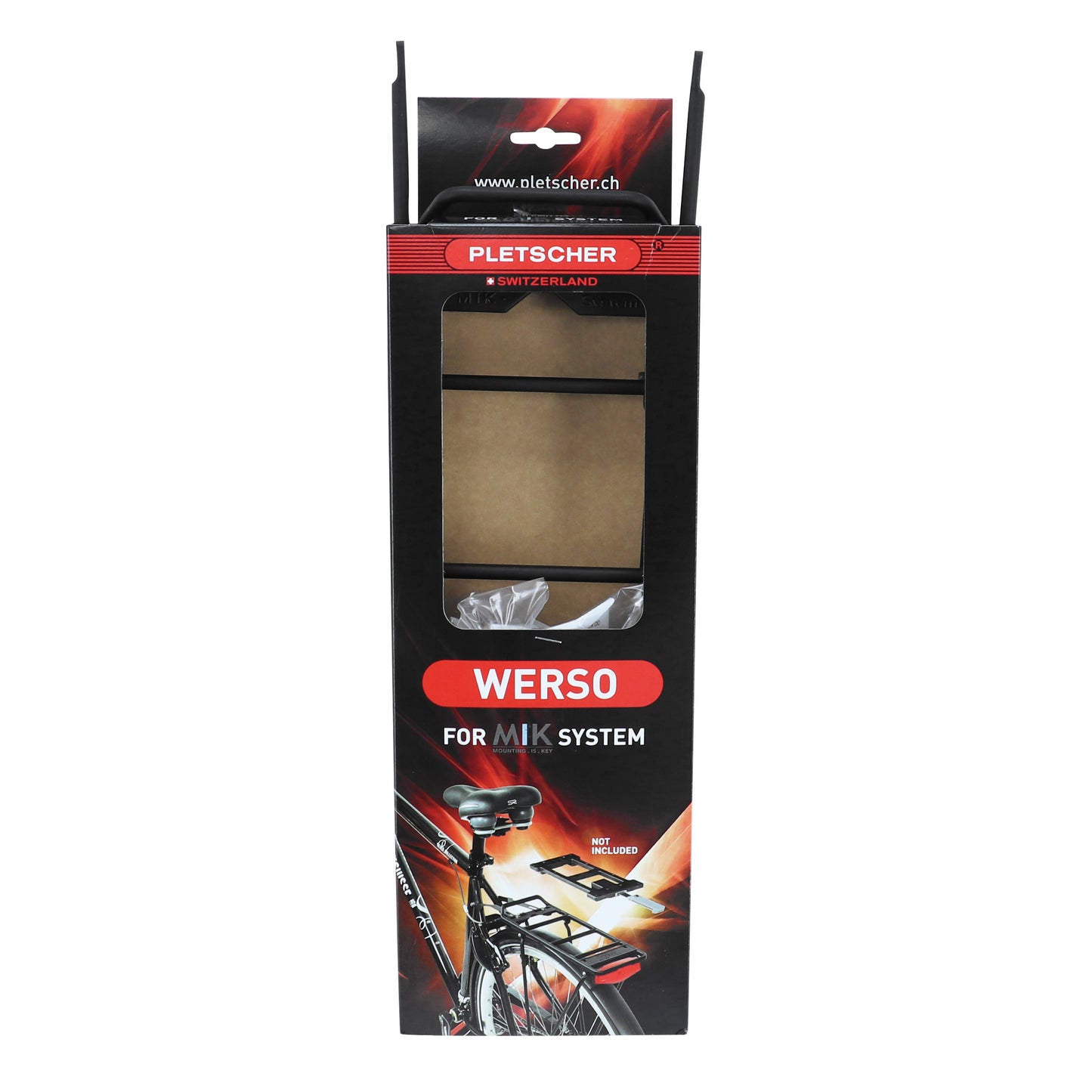 Porte-bagage arrière Pletscher Werso alu noir 26-28-700C MIK