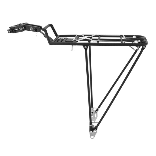 Pletscher Quick Rack rear pannier rack, black aluminium, seat post