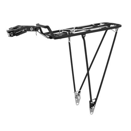 Pletscher Quick Rack rear pannier rack, black aluminium, seat post