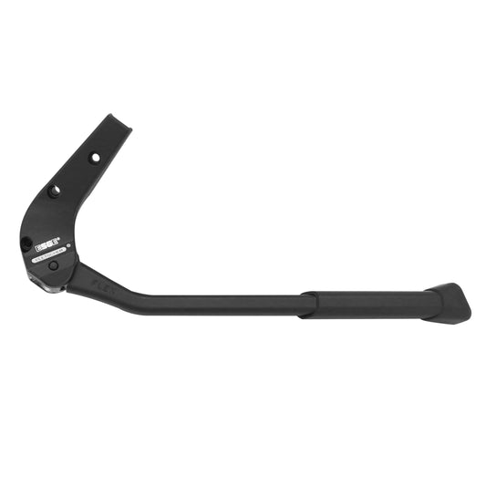 Pletscher Adjustable 26-29" Rear Side Bike Kickstand 210-375mm Chainstay/Seatstay Mount Black Aluminum - 50kg Capacity