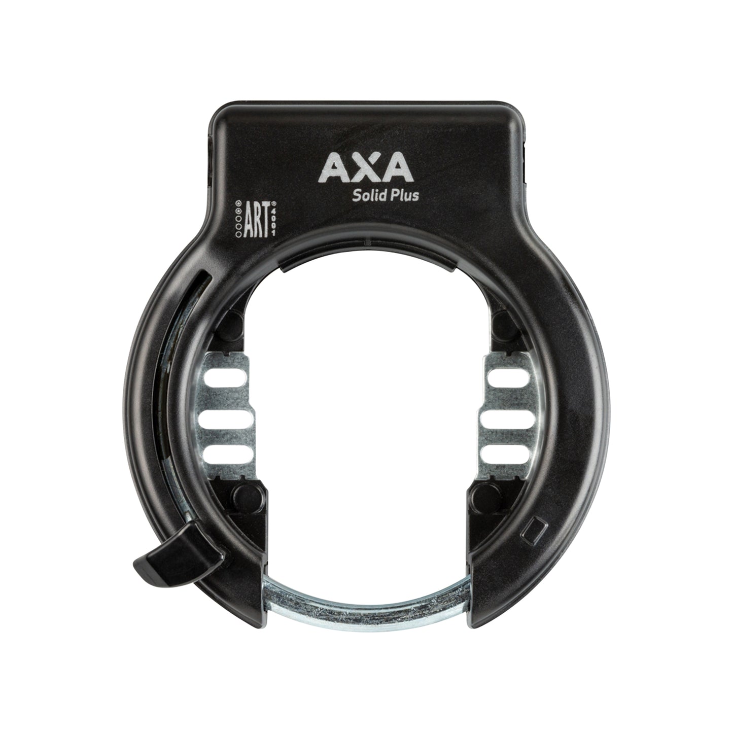 Antivol vélo fer à cheval Axa solid noir avec câble plug diam 10 mm 1.50m - sécurité niveau 11-15